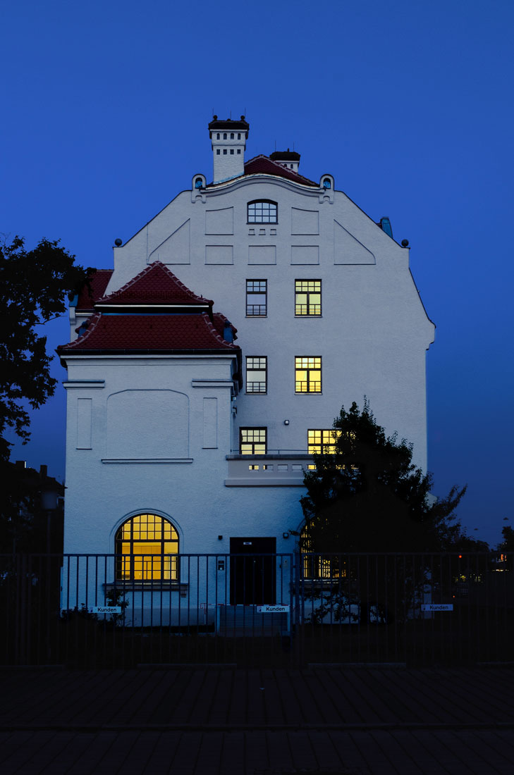 Blaue Stunde Infra Fürth Architekturfotografie