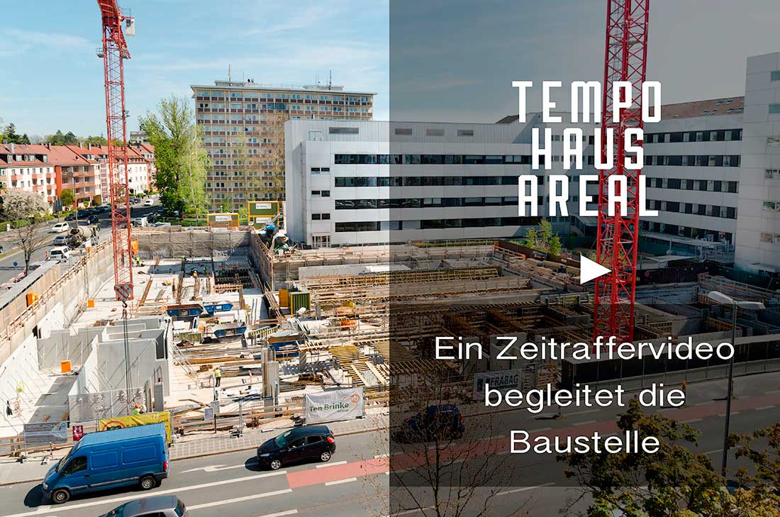 Zeitraffervideo Nürnberg eine Baustelle im Zeitraffer Video