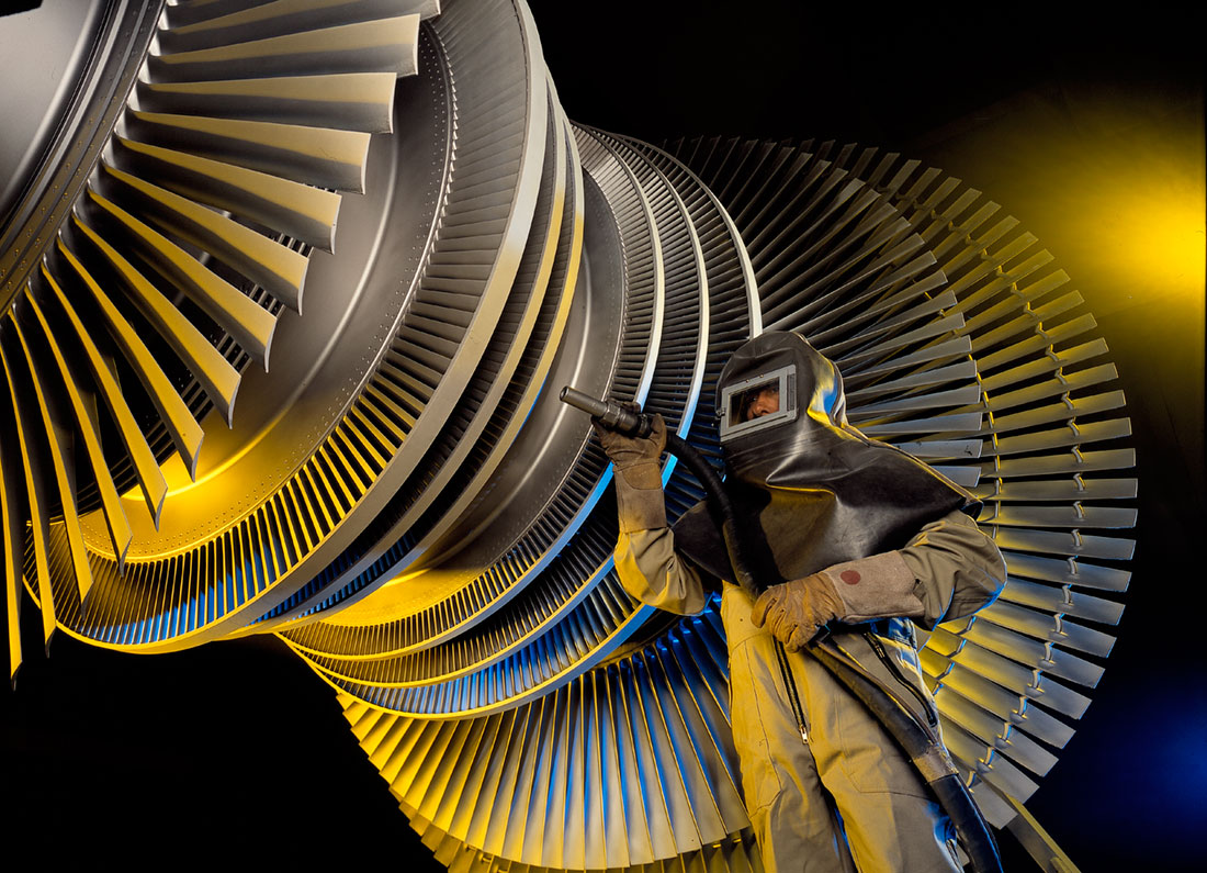 Turbine industriefotografie Nürnberg