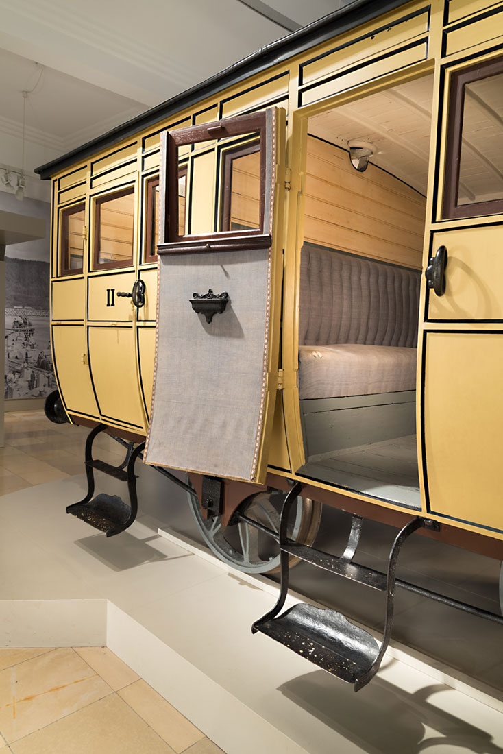Composing Museumsfotografie Eisenbahnwaggon Nünberg